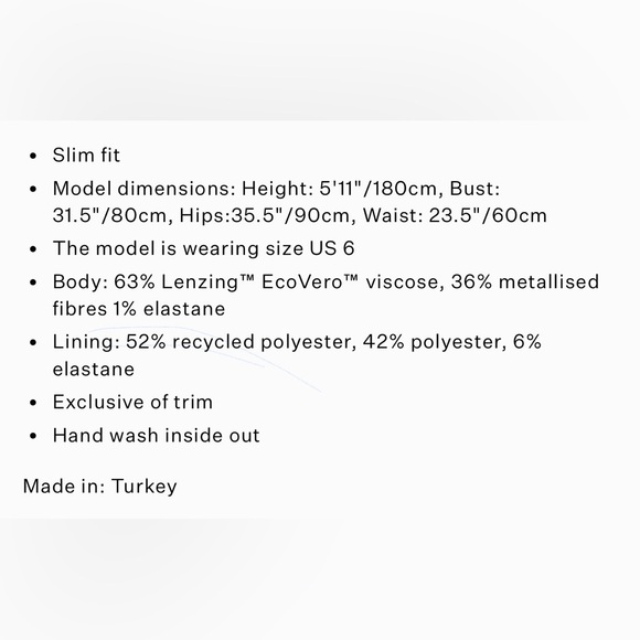 NWTA All Saints Nora Sparkle Top  Size 6 - Picture 7 of 8